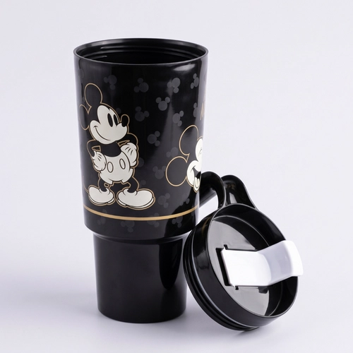 Copo Tumbler Com Tampa E Alça Mickey 650ML