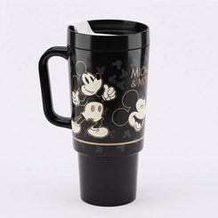 Copo Tumbler Com Tampa E Alça Mickey 650ML