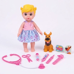Boneca Bee Hugs Veterinária Com Acessórios
