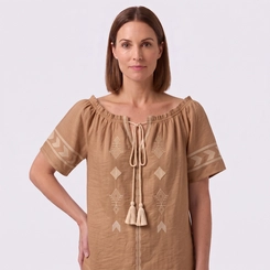 Blusa Feminina Bata Manga Curta Chic Top