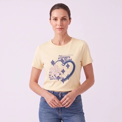 Blusa Feminina Estampada Com Bordado E Aplicação Chic Top