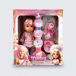 Boneca Bebê Tammy Papinha Com Acessórios
