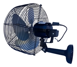 Ventilador de Parede Comercial Industrial Oscilante Q450 Turbo T4 TRIFASICO 220/380/440V Qualitas