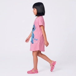 Vestido Infantil Stitch "I Love Stitch" Licenciado Disney - Fakini