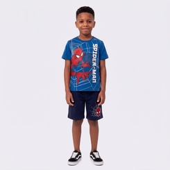 Conjunto Infantil Spider Teias Licenciada Marvel - Fakini