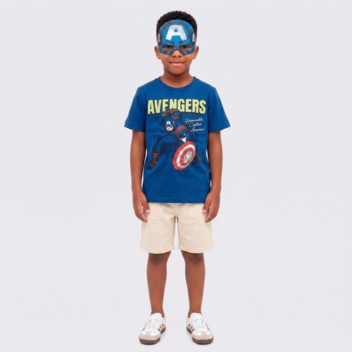 Camiseta Infantil Vingadores Avengers Licenciada Marvel - Fakini