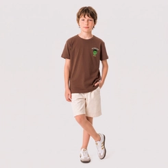 Camiseta Infantil Vingadores Estampa Frente e Costas Fakini