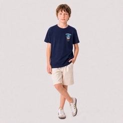 Camiseta Infantil Vingadores Estampa Frente e Costas Fakini