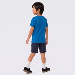 Conjunto Infantil Vingadores Marvel Camiseta E Bermuda Fakini Original