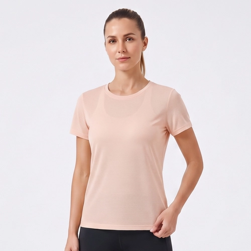 Camiseta Feminina Manga Curta Dry Fit Esportiva