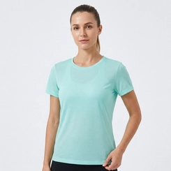 Camiseta Feminina Manga Curta Dry Fit Esportiva
