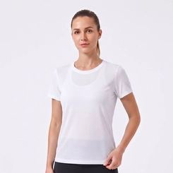 Camiseta Feminina Manga Curta Dry Fit Esportiva