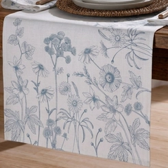Trilho De Mesa Ciana Estampado 45 cm x 1,60 m Dohler