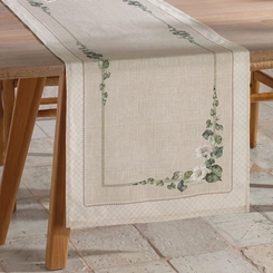 Trilho De Mesa Botânica Estampado 45 cm x 1,60 m Dohler