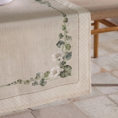 Trilho De Mesa Botânica Estampado 45 cm x 1,60 m Dohler
