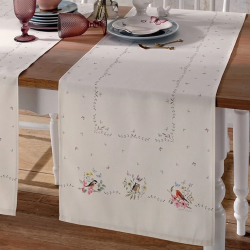 Trilho De Mesa Jardim Estampado 45 cm x 1,60 m Dohler