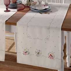 Trilho De Mesa Jardim Estampado 45 cm x 1,60 m Dohler