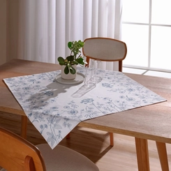 Toalha De Mesa Quadrada Ciana Estampada Dohler