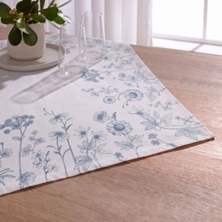 Toalha De Mesa Quadrada Ciana Estampada Dohler