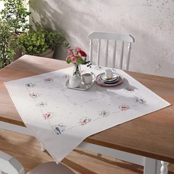 Toalha De Mesa Quadrada Jardim Estampada Dohler