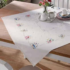 Toalha De Mesa Quadrada Jardim Estampada Dohler