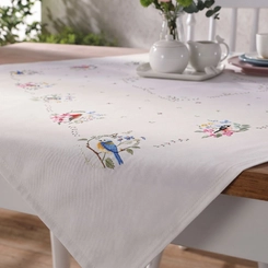 Toalha De Mesa Quadrada Jardim Estampada Dohler