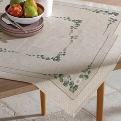 Toalha De Mesa Quadrada Botânica Estampada Dohler