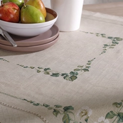 Toalha De Mesa Quadrada Botânica Estampada Dohler