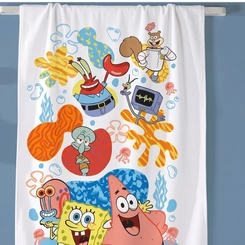 Toalha De Banho Infantil Aveludada Bob Esponja Dohler