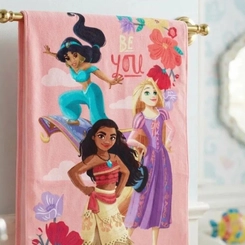 Toalha De Banho Infantil Aveludada Princesas Dohler