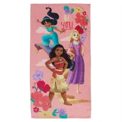 Toalha De Banho Infantil Aveludada Princesas Dohler