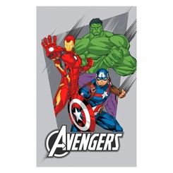 Toalha De Banho Infantil Felpuda Avengers Dohler
