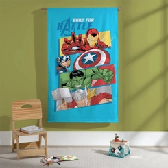 Toalha De Banho Infantil Felpuda Avengers Dohler