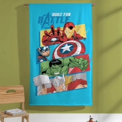 Toalha De Banho Infantil Felpuda Avengers Dohler