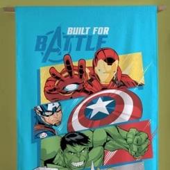 Toalha De Banho Infantil Felpuda Avengers Dohler