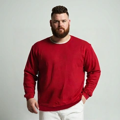 Blusa Masculina Moletom Flanelada Plus Size Básica Casual Lisa
