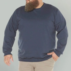Blusa Masculina Moletom Flanelada Plus Size Básica Casual Lisa
