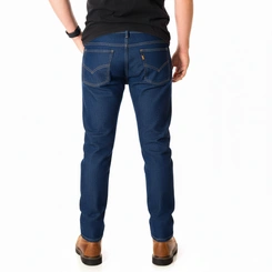 Calça Jeans Masculina Tradicional Reta Básica para Trabalho