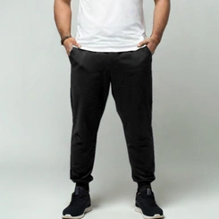 Calça Moletom Masculina Flanelada Básica Jogger