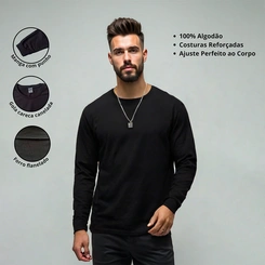 Blusa Moletom Masculino Básica Comfort