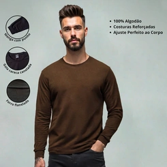 Blusa Moletom Masculino Básica Comfort