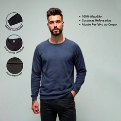 Blusa Moletom Masculino Básica Comfort