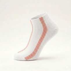 Kit Meia Sapatilha Feminina 3 Pares Multicores