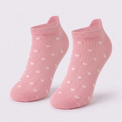 Kit Meia Sapatilha Feminina 3 Pares Multicores