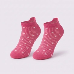 Kit Meia Sapatilha Feminina 3 Pares Multicores