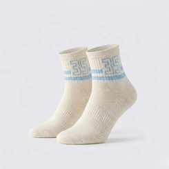 Kit Meia Feminina Cano Longo 3 Pares Estampada