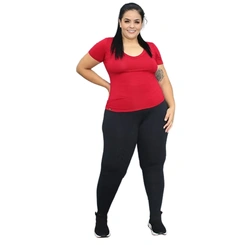 Legging Feminina Plus Size Lycra Básica Ditana