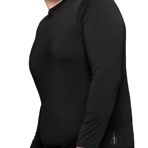 camisa proteção uv plus size masculina
