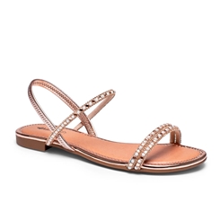 Sandália Rasteira Feminino Mississipi Tira Strass Nude - Sandália Rasteira  Feminino Mississipi Tira Strass Nude - MISSISSIPI em Promoção em até 6x sem  Juros