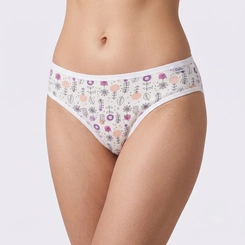 Kit Calcinha Del Rio Feminina 3 Peças Cotton Algodão Biquini